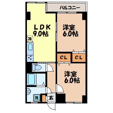 ティーズ・ヴィラの間取り