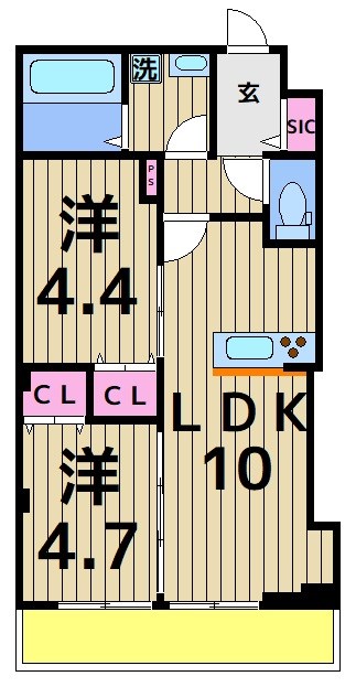 【アーク　アコルト　アヤセの間取り】