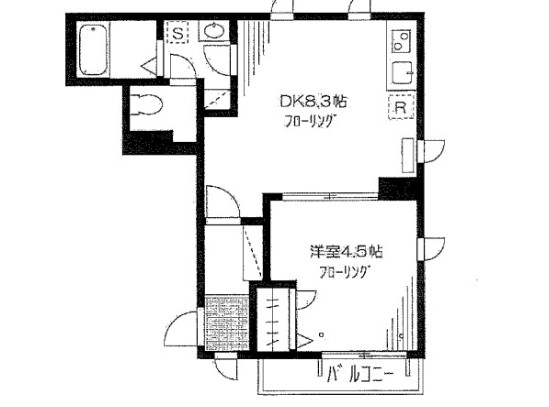 ショコラ白山の間取り