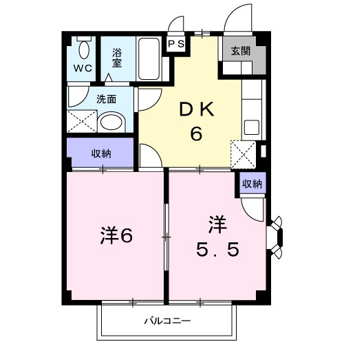 ドメスティックA棟の間取り