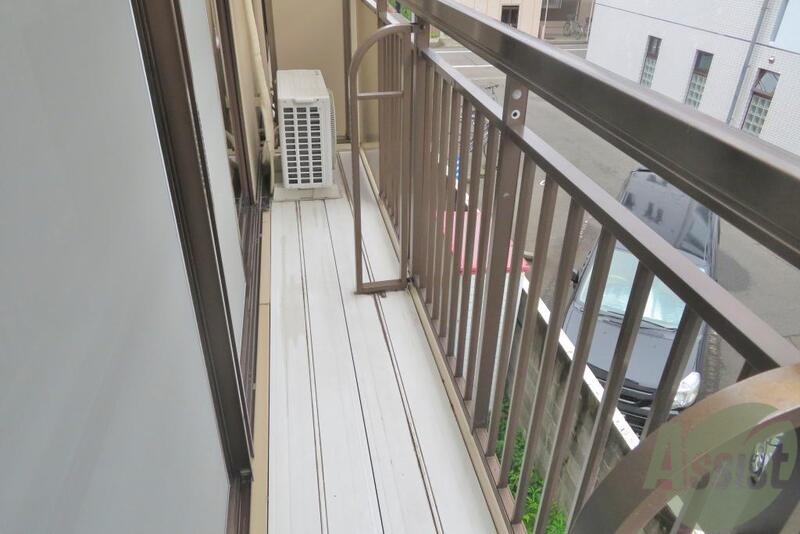 バルコニー　バルコニーにでてみましたー。広々してますねー。