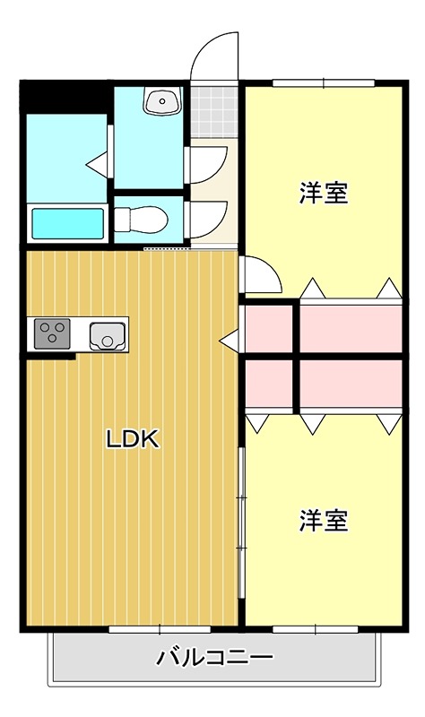 ブレインかすみの間取り