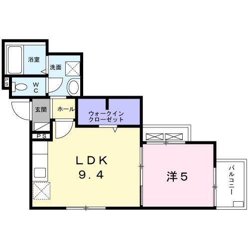 【エリタージュ生田の間取り】