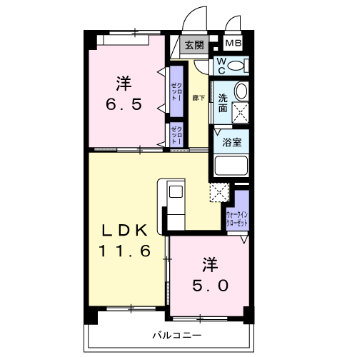 グレイス東苑の間取り