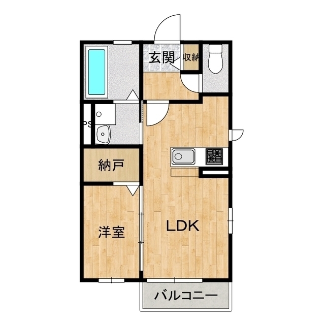 ハイム・佐和の間取り