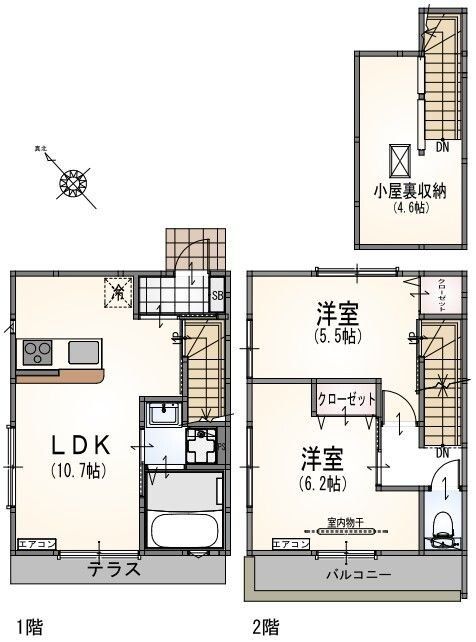 サンライズ狛江の間取り