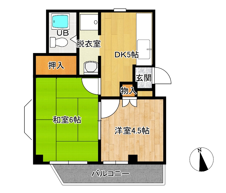 ハイム南林間の間取り