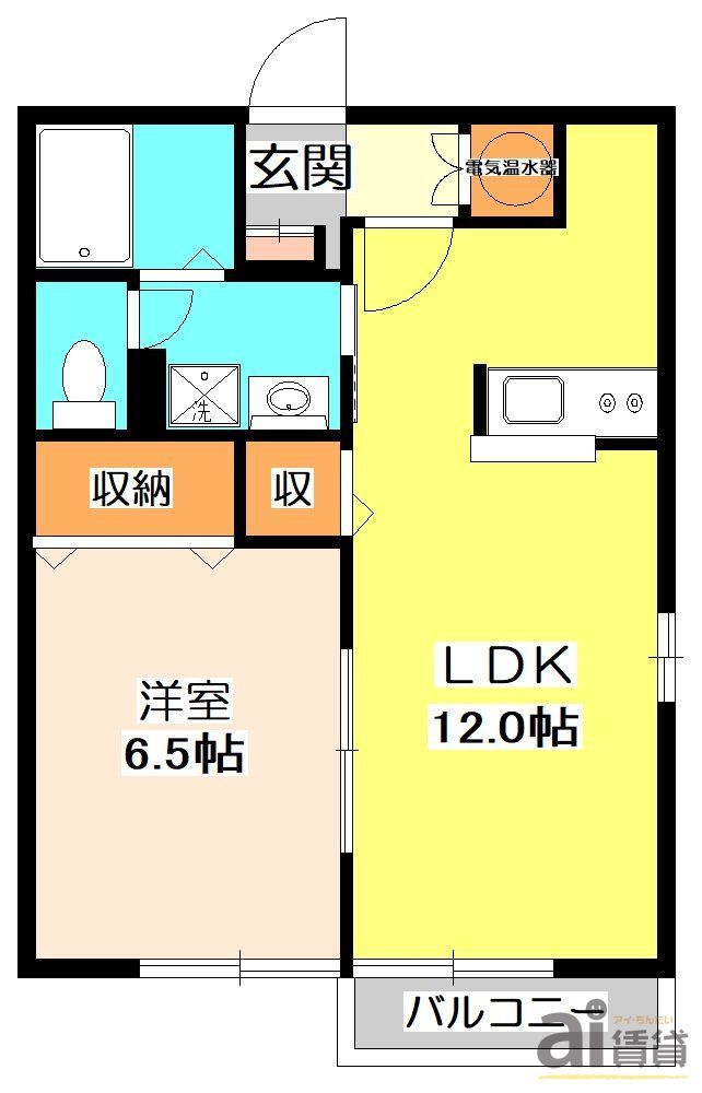 西東京市泉町のアパートの間取り