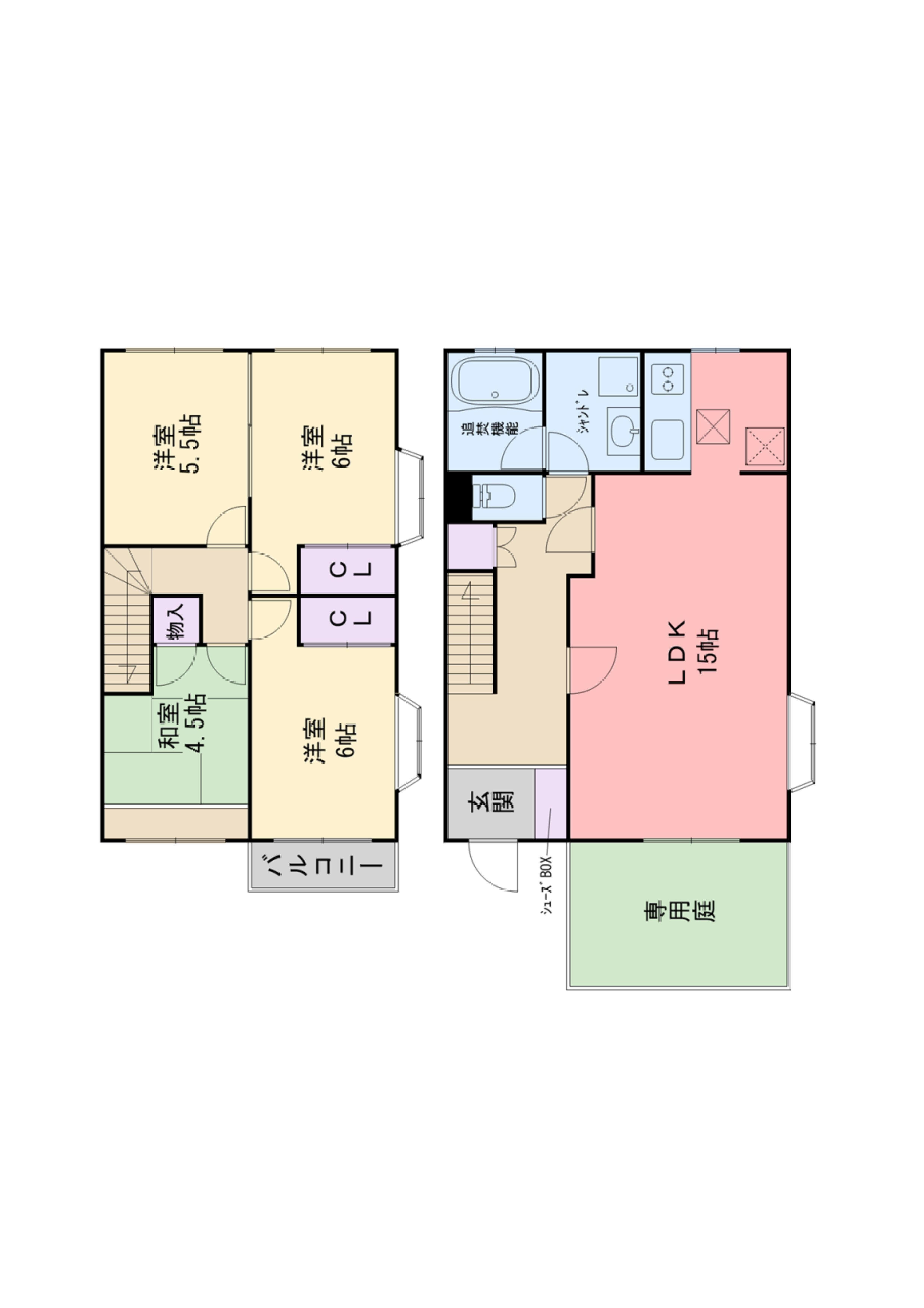 メイプルシティ池田　D棟の間取り