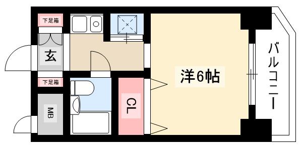 レスパス千種の間取り