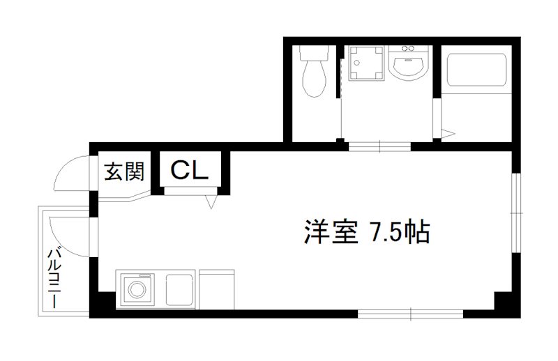 クレール綾小路の間取り