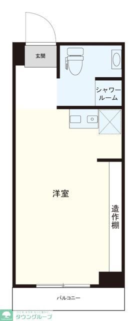 茅ヶ崎市中海岸のマンションの間取り