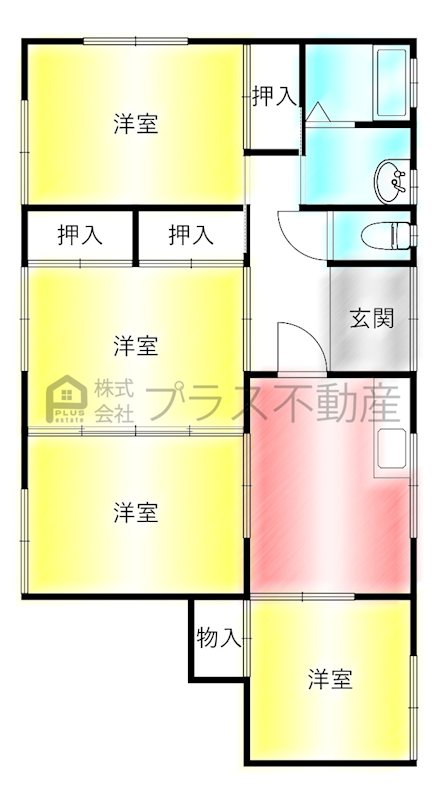 本城入江アパートの間取り