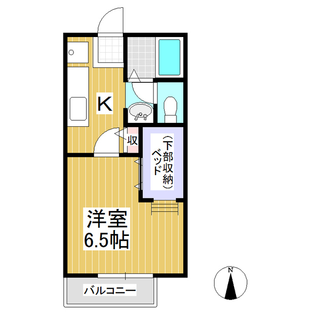 サンライフ塩川Ｂ棟の間取り