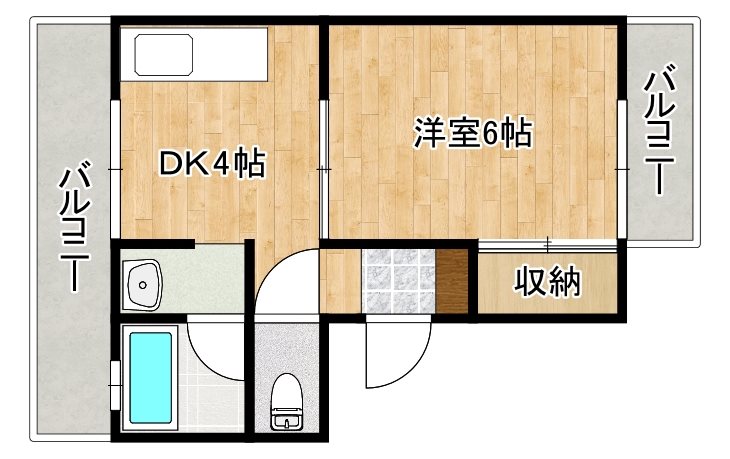 エンゼルコーポの間取り