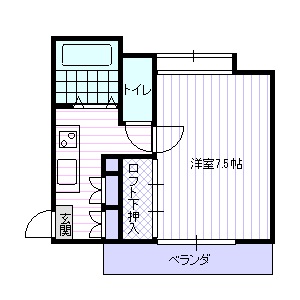 ぷらいべーと元木の間取り