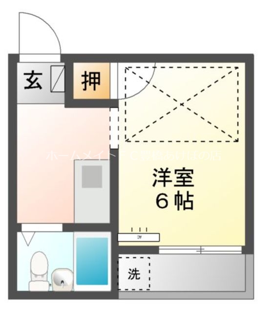 セザンヌ小鷹野の間取り