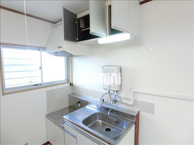 キッチン　ガスコンロが設置可能。