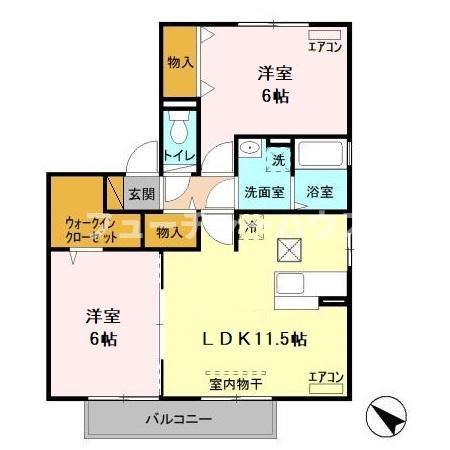 ソフィアガーデン　アイビーの間取り