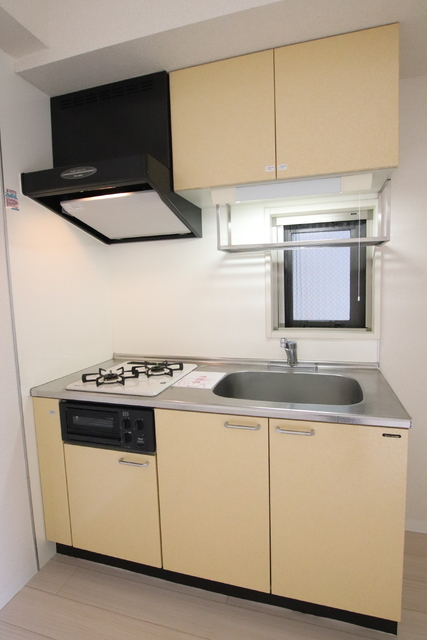 キッチン　２口ガスコンロ付きキッチン