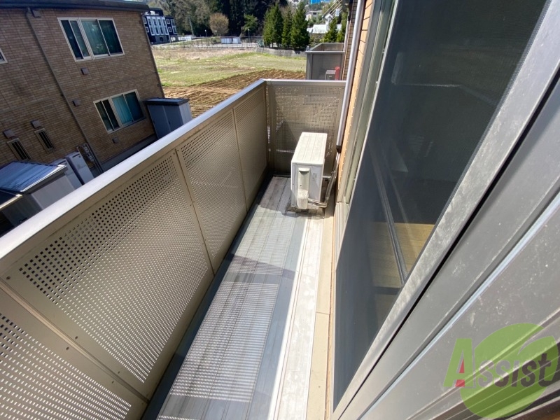 バルコニー　バルコニーからの景色を撮ってみました～。