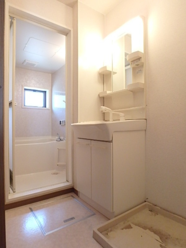 洗面設備　図面と現状に相違がある場合には現状を優先