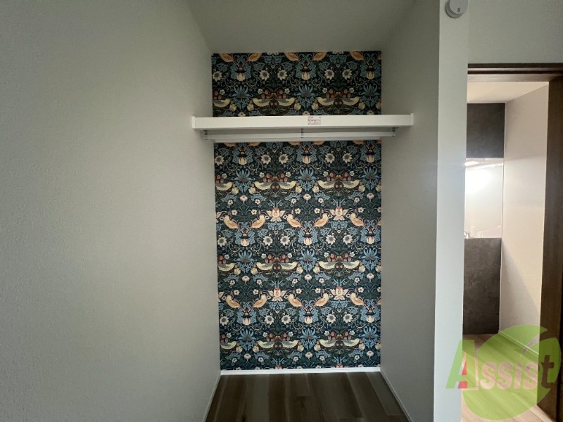 収納　収納はこちらです。丈の長い物でもしっかり収納できます