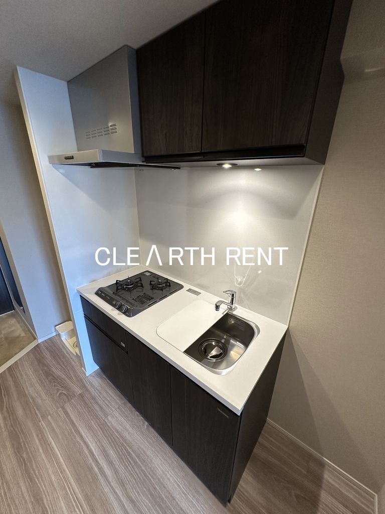 キッチン　温度センサーを搭載！一定の温度になると自動消火するので安心