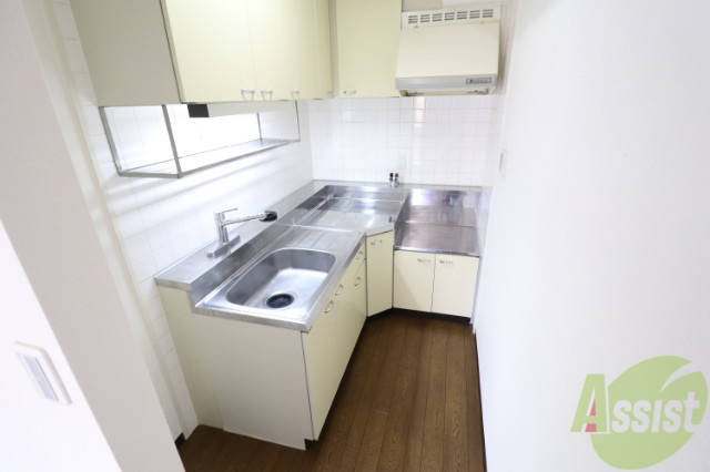 キッチン　収納がたくさんあるキッチン！