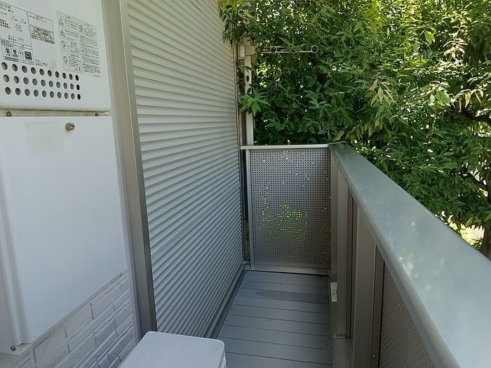 バルコニー　庭