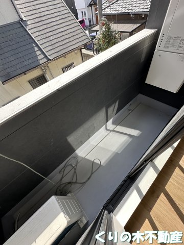 バルコニー　落ち着いた時間を過ごせるバルコニーです