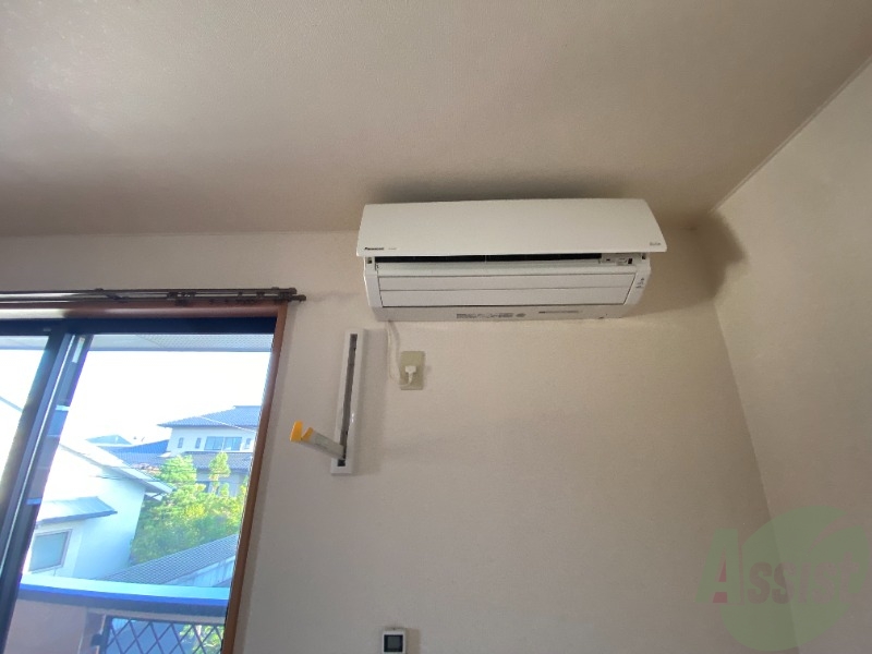 その他設備　エアコン設備、夏は涼しく、冬は暖かいですね！