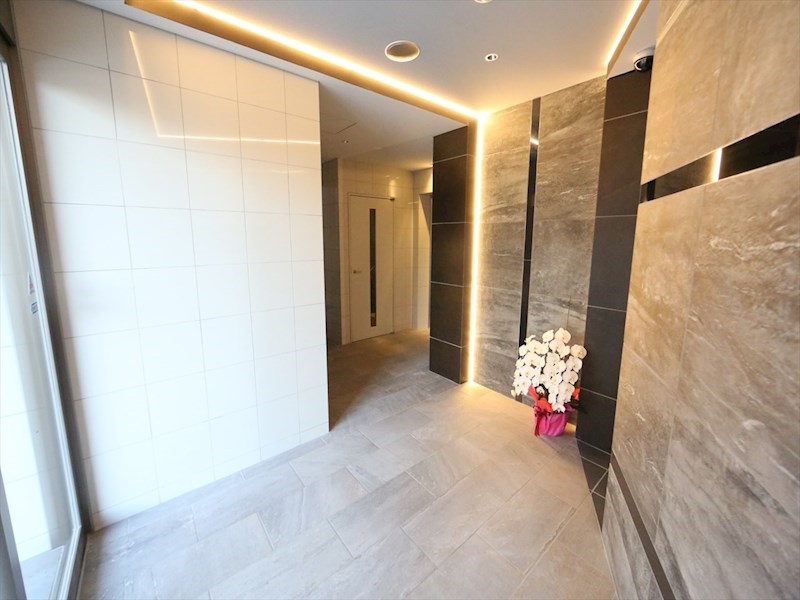 エントランス　エントランス　オートロック　宅配ＢＯＸ　防犯カメラ