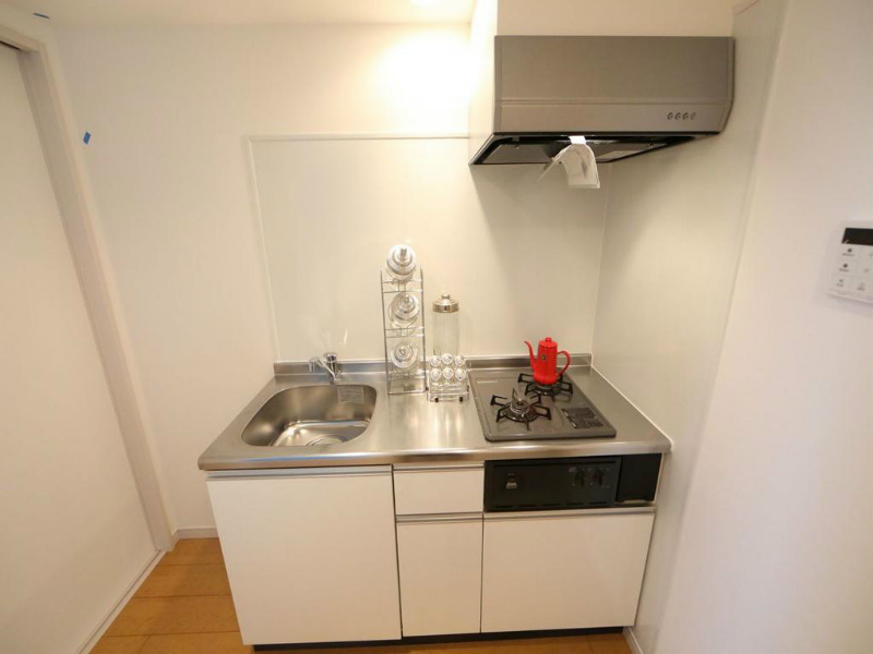 キッチン　システムキッチン（ガス2口コンロ付）　イメージ写真