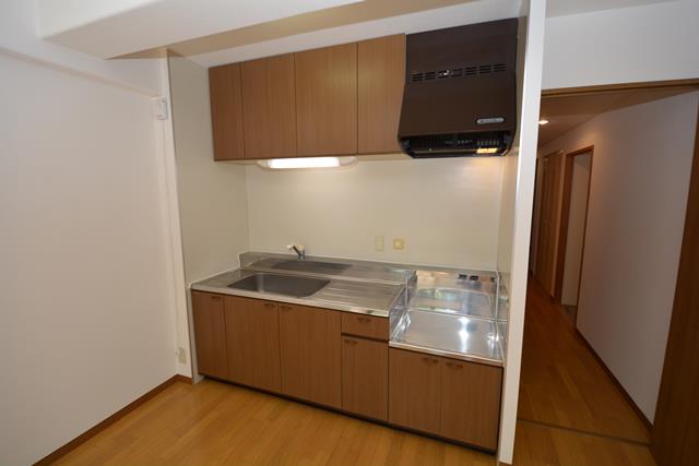 キッチン　ガスコンロ付き！