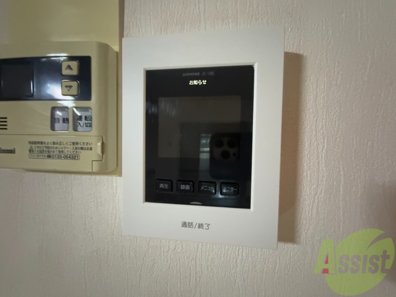 セキュリティ　広々バルコニー