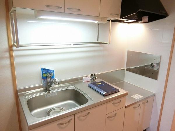 キッチン　ガスコンロ設置可！