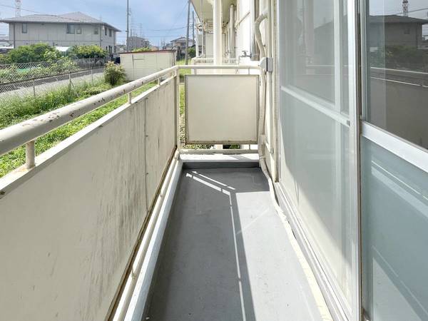 バルコニー　ビレッジハウスの同一物件・同一タイプの間取りの写真です