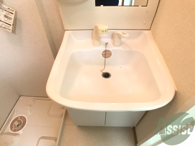 洗面設備　シャンプードレッサーなので身支度しやすそうですね。