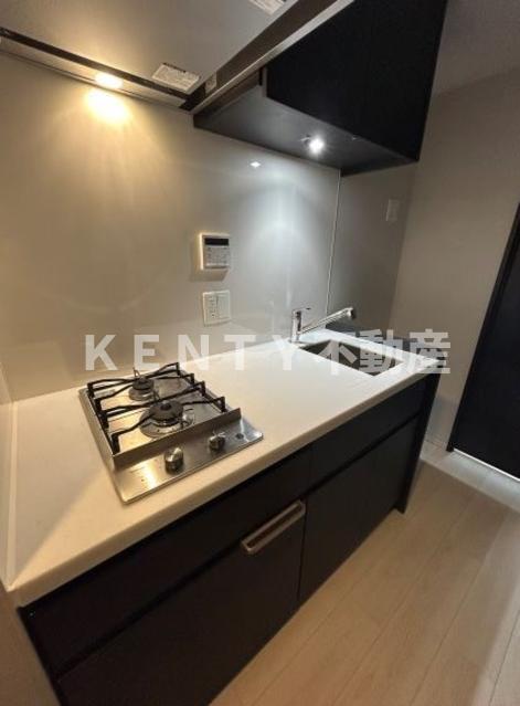 キッチン　コンパクトなキッチンで掃除もラクラク