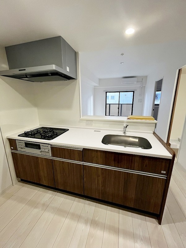 キッチン　★システムキッチングリル付き/3口コンロ★