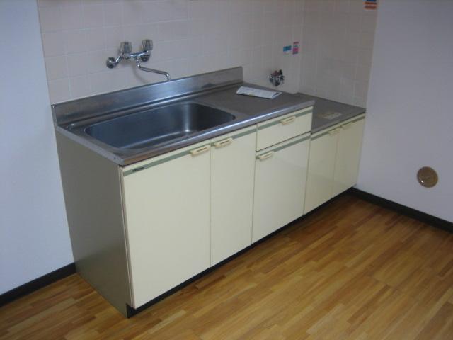 キッチン　２口ガスコンロ設置可