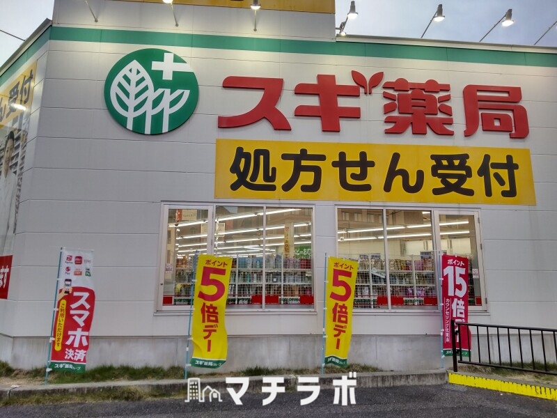 ドラックストア　スギ薬局　大曽根店（ドラッグストア）まで631m