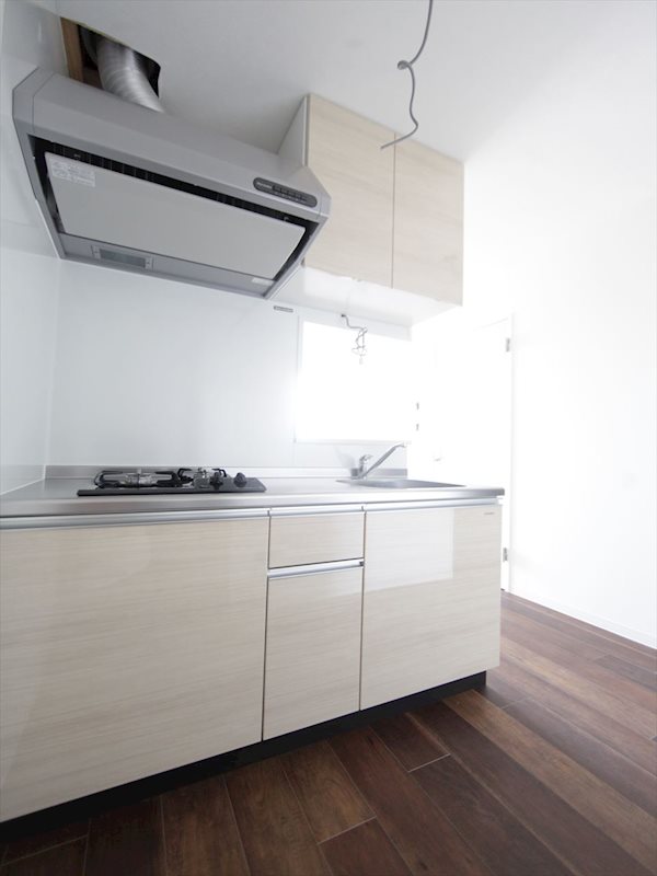 キッチン　システムキッチン（ガス2口コンロ付）