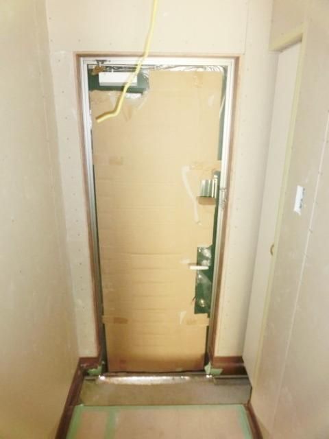 玄関　★建築中写真★
