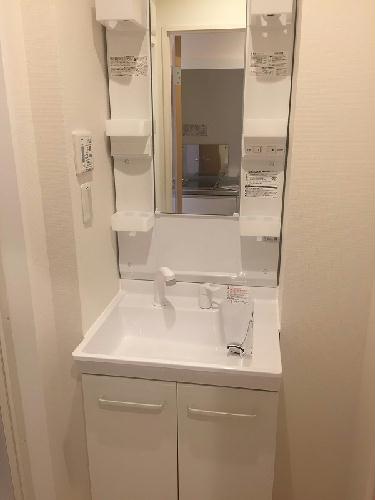 洗面設備　嬉しい独立洗面台付き