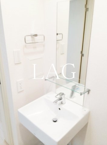 洗面設備　洗面台です。