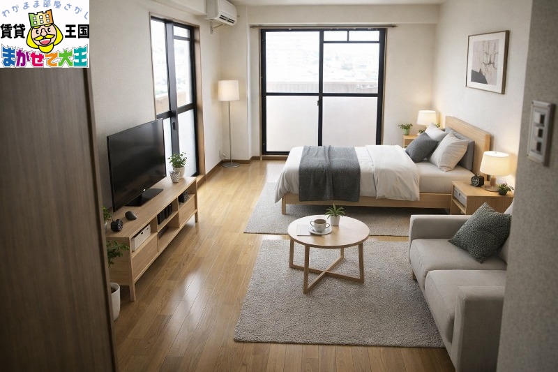 居室・リビング　家具・インテリアはＣＧです