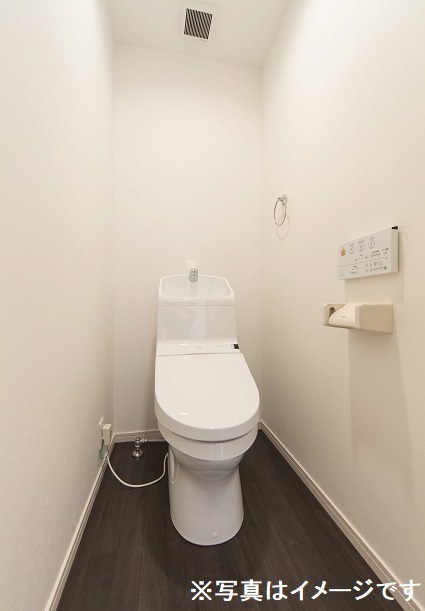 トイレ　ゆったりとした空間のトイレです