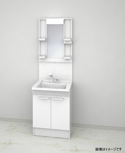 洗面設備　使いやすい洗面所です